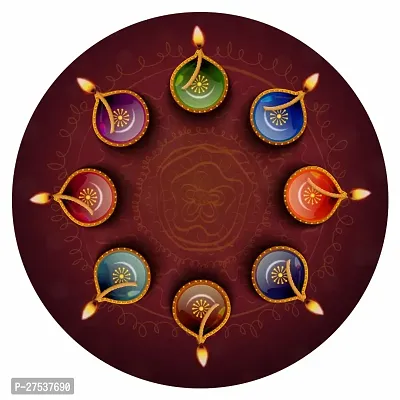 Beautiful Decorative Rangoli Sticker For Puja Room / Holi / Diwali Festivals Home Decorati-thumb0