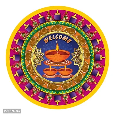 Beautiful Decorative Rangoli Sticker For Puja Room / Holi / Diwali Festivals Home Decorati