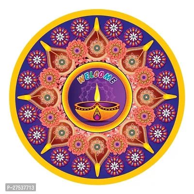 Beautiful Decorative Rangoli Sticker For Puja Room / Holi / Diwali Festivals Home Decorati-thumb0