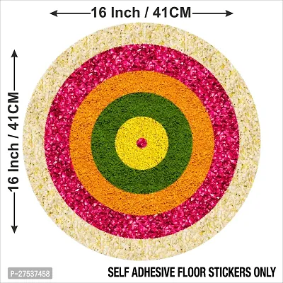 Beautiful Decorative Rangoli Sticker For Puja Room / Holi / Diwali Festivals Home Decorati-thumb5