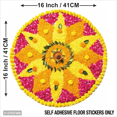 Beautiful Decorative Rangoli Sticker For Puja Room / Holi / Diwali Festivals Home Decorati-thumb4