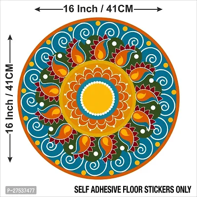 Beautiful Decorative Rangoli Sticker For Puja Room / Holi / Diwali Festivals Home Decorati-thumb4