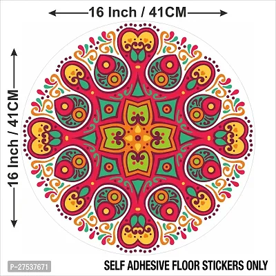 Beautiful Decorative Rangoli Sticker For Puja Room / Holi / Diwali Festivals Home Decorati-thumb5