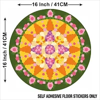 Beautiful Decorative Rangoli Sticker For Puja Room / Holi / Diwali Festivals Home Decorati-thumb2