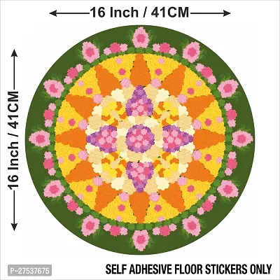 Beautiful Decorative Rangoli Sticker For Puja Room / Holi / Diwali Festivals Home Decorati-thumb3