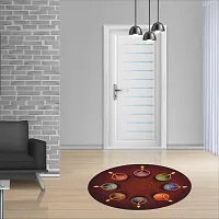 Beautiful Decorative Rangoli Sticker For Puja Room / Holi / Diwali Festivals Home Decorati-thumb2