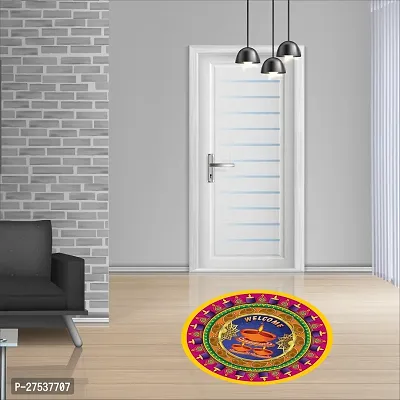 Beautiful Decorative Rangoli Sticker For Puja Room / Holi / Diwali Festivals Home Decorati-thumb2