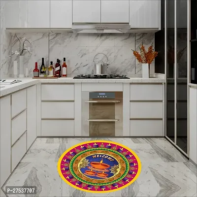 Beautiful Decorative Rangoli Sticker For Puja Room / Holi / Diwali Festivals Home Decorati-thumb5