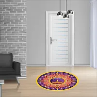 Beautiful Decorative Rangoli Sticker For Puja Room / Holi / Diwali Festivals Home Decorati-thumb1