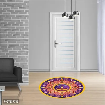 Beautiful Decorative Rangoli Sticker For Puja Room / Holi / Diwali Festivals Home Decorati-thumb2