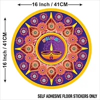 Beautiful Decorative Rangoli Sticker For Puja Room / Holi / Diwali Festivals Home Decorati-thumb4