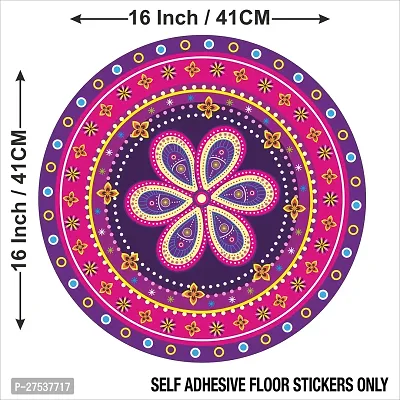 Beautiful Decorative Rangoli Sticker For Puja Room / Holi / Diwali Festivals Home Decorati-thumb4