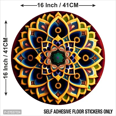 Beautiful Decorative Rangoli Sticker For Puja Room / Holi / Diwali Festivals Home Decorati-thumb5