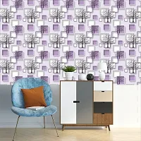 Sai Arts Self Adhesive Wallpaper Wall Sticker for Home Decor, Living Room/ Bedroom/ Hall/ Kitchen/ Office (Size 42 x 150 CM each Roll)-thumb2