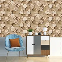 Sai Arts Self Adhesive Wallpaper Wall Sticker for Home Decor, Living Room/ Bedroom/ Hall/ Kitchen/ Office (Size 42 x 150 CM each Roll)-thumb2