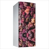 Decorative Single Door, Double Door Self-Adhesive, Waterproof Fridge Sticker/Wallpaper/Poster PVC Vinyl Print (Size 24x49.5 Inch)-thumb2