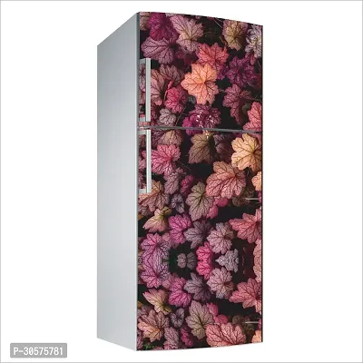 Decorative Single Door, Double Door Self-Adhesive, Waterproof Fridge Sticker/Wallpaper/Poster PVC Vinyl Print (Size 24x49.5 Inch)-thumb3