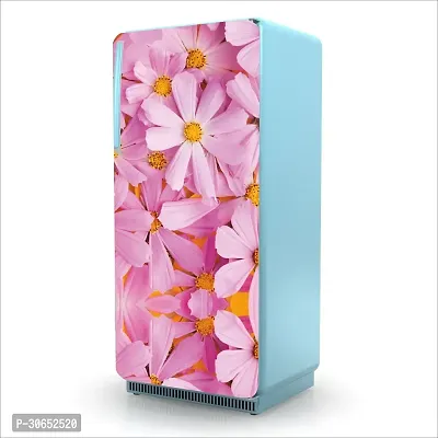 Decorative Single Door, Double Door Self-Adhesive, Waterproof Fridge Sticker/Wallpaper/Poster PVC Vinyl Print (Size 24x49.5 Inch)