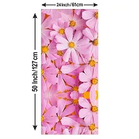 Decorative Single Door, Double Door Self-Adhesive, Waterproof Fridge Sticker/Wallpaper/Poster PVC Vinyl Print (Size 24x49.5 Inch)-thumb3