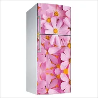 Decorative Single Door, Double Door Self-Adhesive, Waterproof Fridge Sticker/Wallpaper/Poster PVC Vinyl Print (Size 24x49.5 Inch)-thumb4