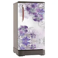 Decorative Single Door, Double Door Self-Adhesive, Waterproof Fridge Sticker/Wallpaper/Poster PVC Vinyl Print (Size 24x49.5 Inch)-thumb3