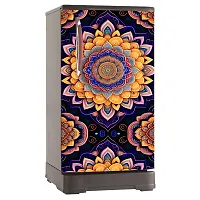 Decorative Single Door, Double Door Self-Adhesive, Waterproof Fridge Sticker/Wallpaper/Poster PVC Vinyl Print (Size 24x49.5 Inch)-thumb4