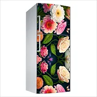 Decorative Single Door, Double Door Self-Adhesive, Waterproof Fridge Sticker/Wallpaper/Poster PVC Vinyl Print (Size 24x49.5 Inch)-thumb4