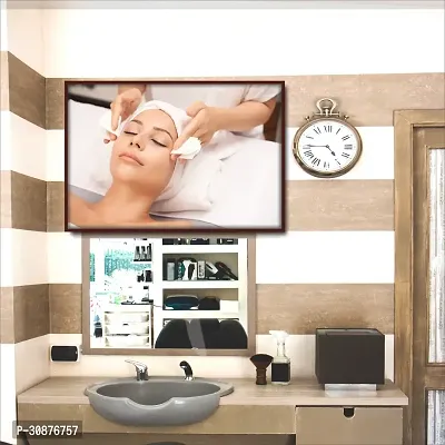 Women's Beauty Parlor Wall Sticker for Saloon, Shops, Hall, Home Deacute;cor (Size 61x42 Cm)