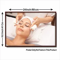 Women's Beauty Parlor Wall Sticker for Saloon, Shops, Hall, Home Deacute;cor (Size 61x42 Cm)-thumb2