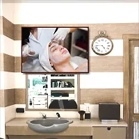 Women's Beauty Parlor Wall Sticker for Saloon, Shops, Hall, Home Deacute;cor (Size 61x42 Cm)-thumb1