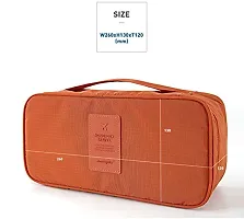KingPig Bra Underwear Storage Bag Travel Bag Trip Handbag Luggage Traveling Bag Pouch Case Suitcase Space Saver Container Bags (orange)-thumb2
