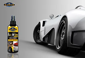 Amwax All In One Multipurpose Liquid Polish/Car Polish/Dashboard Polish/Body Polish/Bike Polish/Interior Polish/High Gloss/Long Lasting/Spray Polish (100+100=200 ml Combo Pack)-thumb3