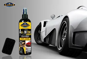 Amwax All In One Multipurpose Liquid Polish/Car Polish/Dashboard Polish/Body Polish/Bike Polish/Interior Polish/High Gloss/Long Lasting/Spray Polish (200+200=400 ml Combo Pack)-thumb3