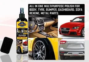 Amwax All In One Multipurpose Liquid Polish/Car Polish/Dashboard Polish/Body Polish/Bike Polish/Interior Polish/High Gloss/Long Lasting/Spray Polish (200+200=400 ml Combo Pack)-thumb4