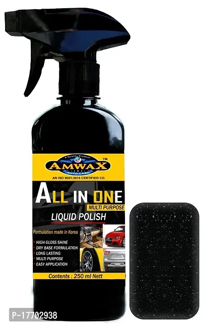 Amwax All In One Multipurpose Car and Bike Polish - Ultimate Shine and Protection (250ml)-thumb0