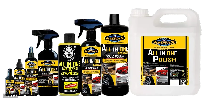 Amwax All In One Multipurpose Car and Bike Polish - Ultimate Shine and Protection (250ml)-thumb3