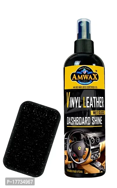 Amwax Vinyl Leather  Dashboard Shiner/Dashboard cleaner/Dashboard polish/Car Dashboard polish/high gloss/high shine/Long Lasting (200 ml Pack)