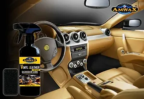 Amwax Vinyl Leather  Dashboard Shiner/Dashboard cleaner/Dashboard polish/Car Dashboard polish/high gloss/high shine/Long Lasting (250 ml)-thumb1