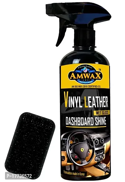 Amwax Vinyl Leather  Dashboard Shiner/Dashboard cleaner/Dashboard polish/Car Dashboard polish/high gloss/high shine/Long Lasting (500 ml Pack)