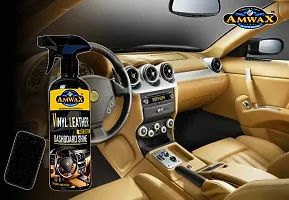 Amwax Vinyl Leather  Dashboard Shiner/Dashboard cleaner/Dashboard polish/Car Dashboard polish/high gloss/high shine/Long Lasting (500 ml Pack)-thumb2