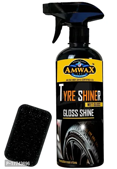 Amwax Tyre Shiner/Tyre Polish/car tyre polish/bike tyre polish/high gloss/high shine/Long Lasting (250ml Pack)-thumb0