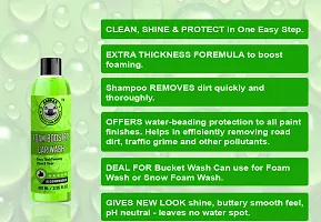 Amwax Car And Bike Foam Booster Shampoo/Car wash shampoo/Bike wash shampoo/High foaming shampoo (100ml +100ml Cap)-thumb4