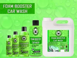 Amwax Car And Bike Foam Booster Shampoo/Car wash shampoo/Bike wash shampoo/High foaming shampoo (200ml +200ml Cap)-thumb1