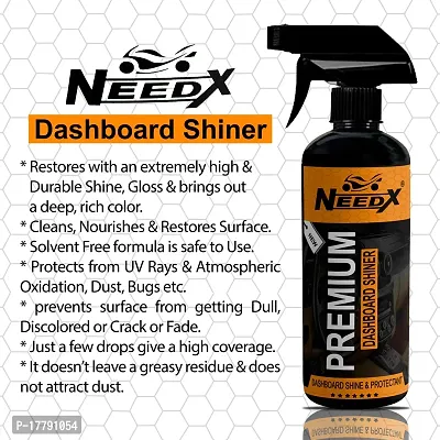 Needx Premium Dashboard Shiner/Liquid Car Polish for Dashboard (500ml)-thumb3