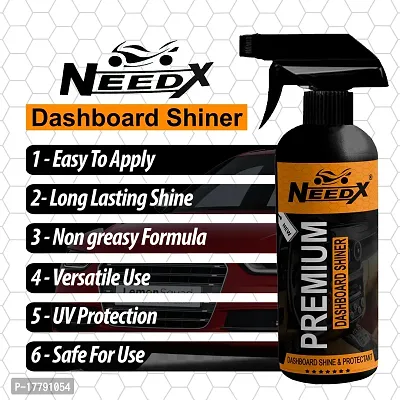 Needx Premium Dashboard Shiner/Liquid Car Polish for Dashboard (500ml)-thumb5