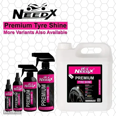 Needx Tyre Shiner/Tyre Polish/car tyre Polish/Bike tyre Polish/high Gloss/high Shine/Long Lasting (500ML)-thumb2