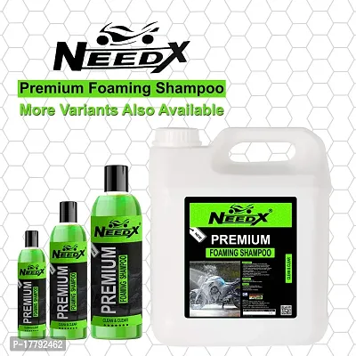 Needx Premium Foaming Shampoo / Clean  Clear / Car  Bike Foaming Shampoo (200+ 200 ml)-thumb2