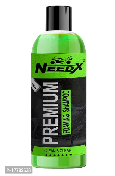 Needx Premium Foaming Shampoo / Clean  Clear / Car  Bike Foaming Shampoo (500 ml)-thumb0