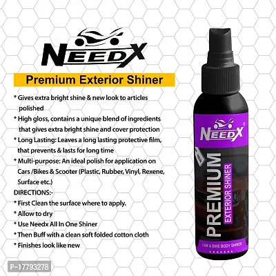 Needx Premium Exterior Shiner / for / Car  Bike Body Shiner- (200+ 200 ml)-thumb4