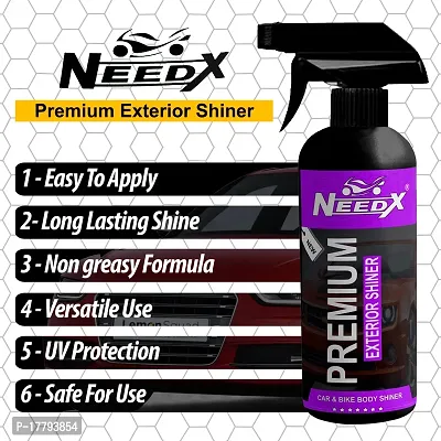 Needx Premium Exterior Shiner / for / Car  Bike Body Shiner- (500ML)-thumb2